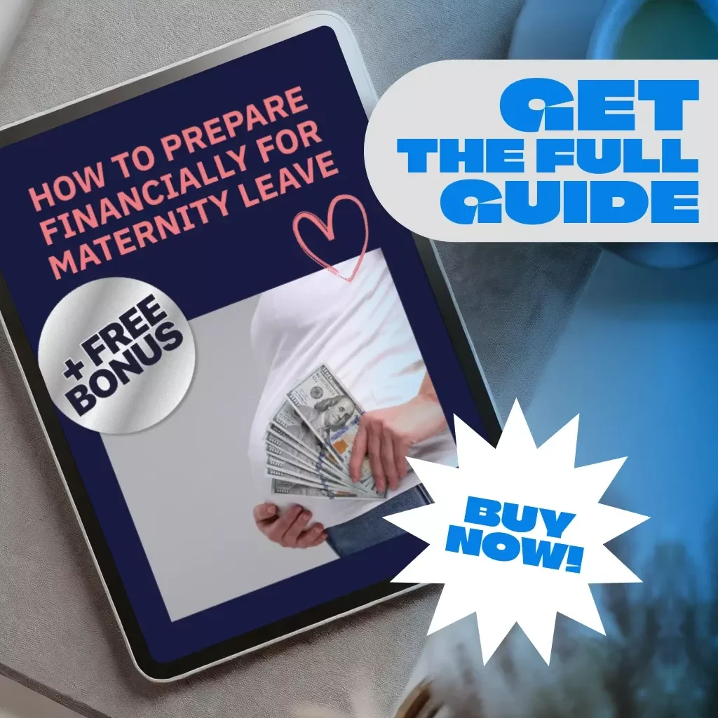 How to Prepare Financially for Maternity Leave | Budgeting Guide, eBook, Digital Download for Moms, Money Planning, Family Finance Checklist