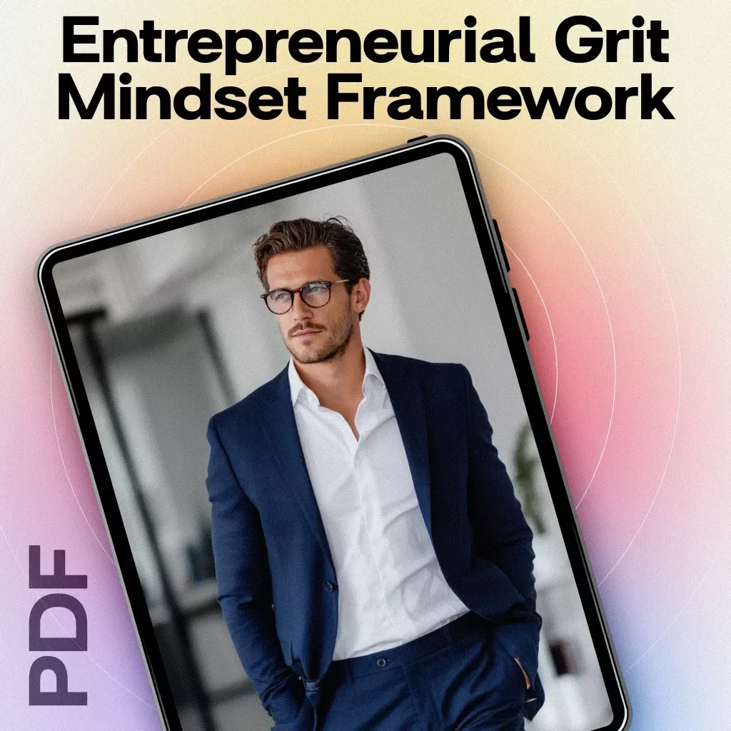Entrepreneurial Grit Mindset Framework | Digital Download Guide for Entrepreneurs, Business Growth, Resilience, and Success Habits