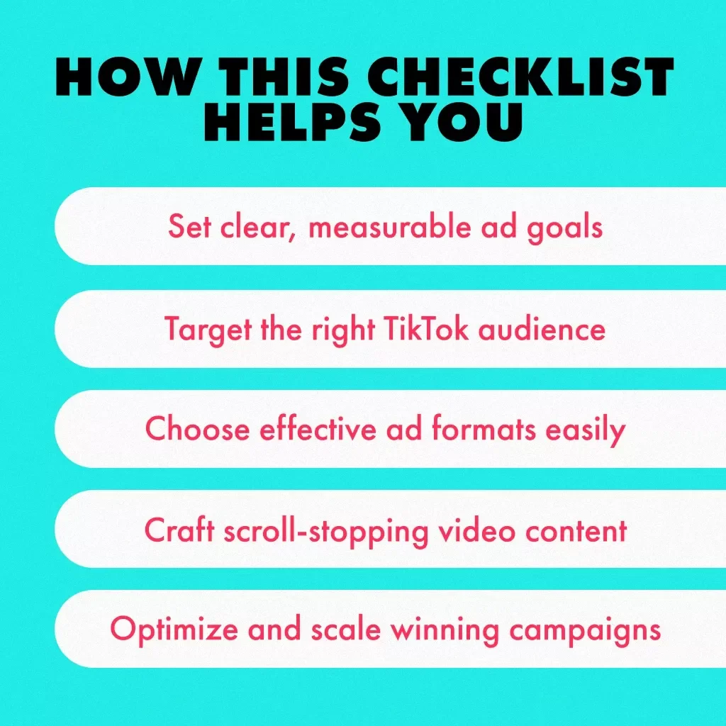 The Ultimate TikTok Advertising Checklist: Boost Your Brand with Viral Power! | Digital Download eBook Guide on How to Advertise on TikTok, Social Media Marketing Resource for Brands & Entrepreneurs