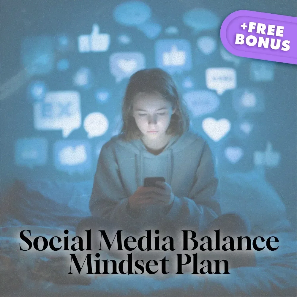 Social Media Balance Mindset Plan | Digital Download Guide for Mindful Social Media Habits, Boundaries, and Healthy Online Lifestyle