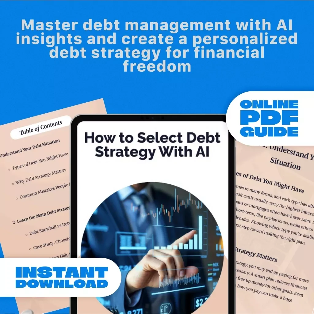 How to Select Debt Strategy With AI - Ultimate Guide for Personalized Debt Solutions