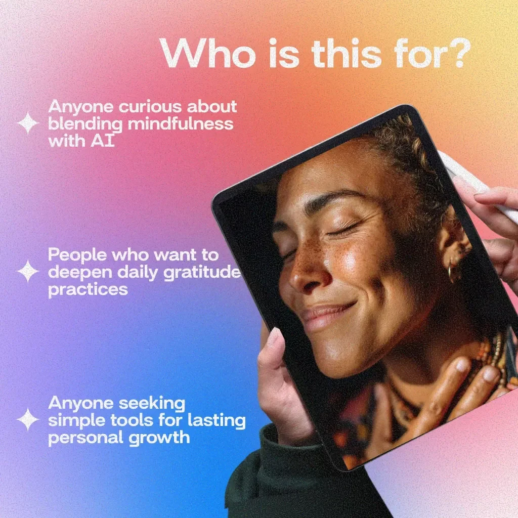 Gratitude AI Prompts for Big Shifts | Digital Download Guide for Mindfulness, Journaling, and Personal Growth