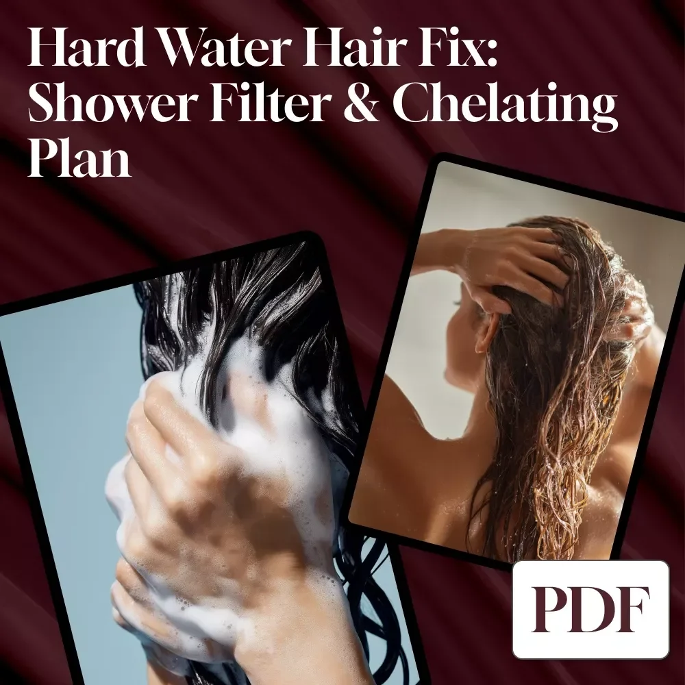 Hard Water Hair Fix: Shower Filter & Chelating Plan - A Complete Checklist for Healthier Hair