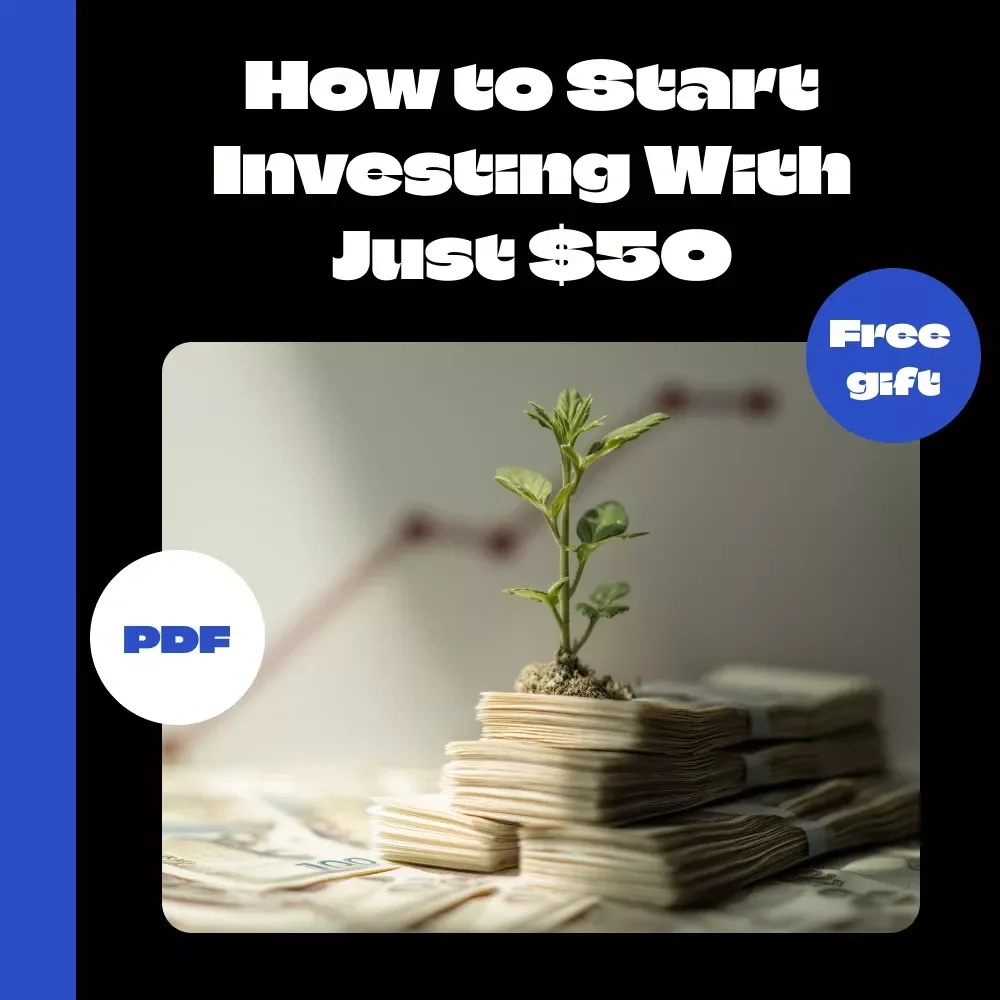 How to Start Investing With Just $50 | Beginner-Friendly Investing Guide | Digital Download eBook for Small Budgets, Micro-Investing, Fractional Shares & ETFs