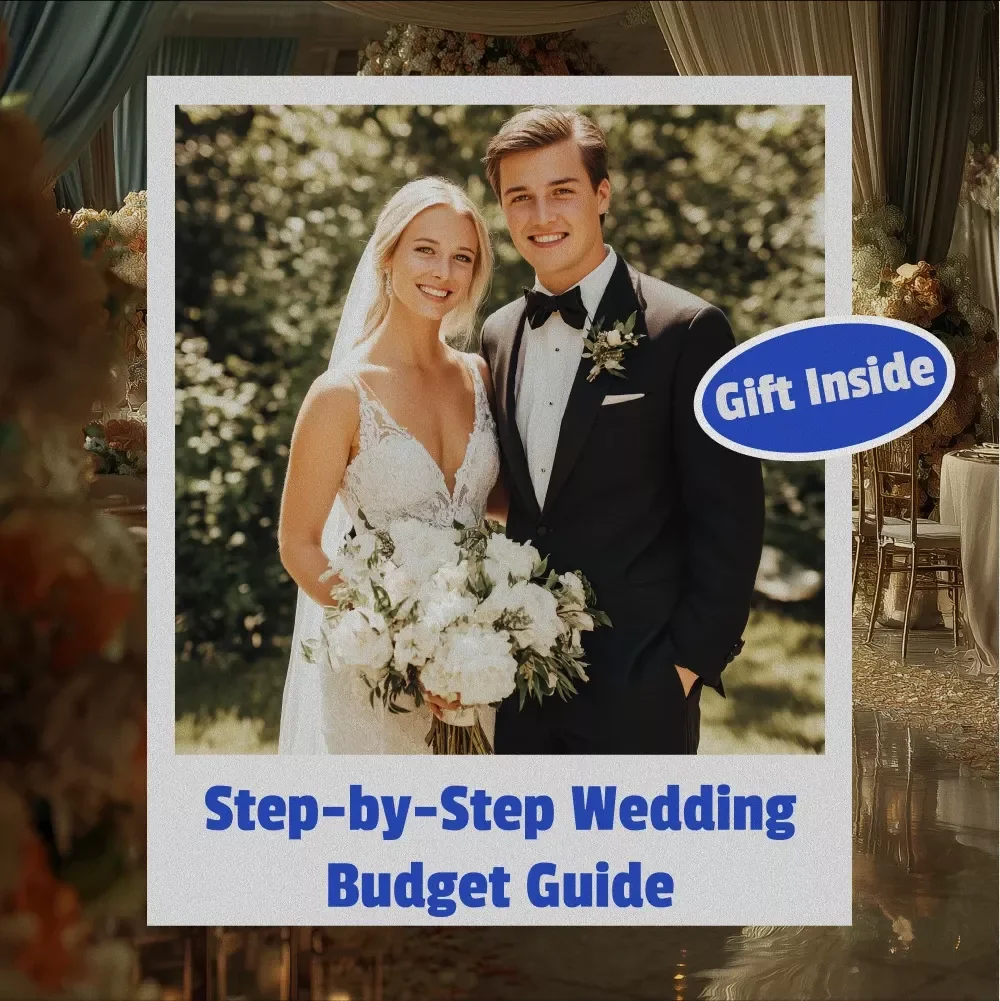 Step-by-Step Wedding Budget Guide - Digital Download Wedding Budget Checklist for Brides & Grooms