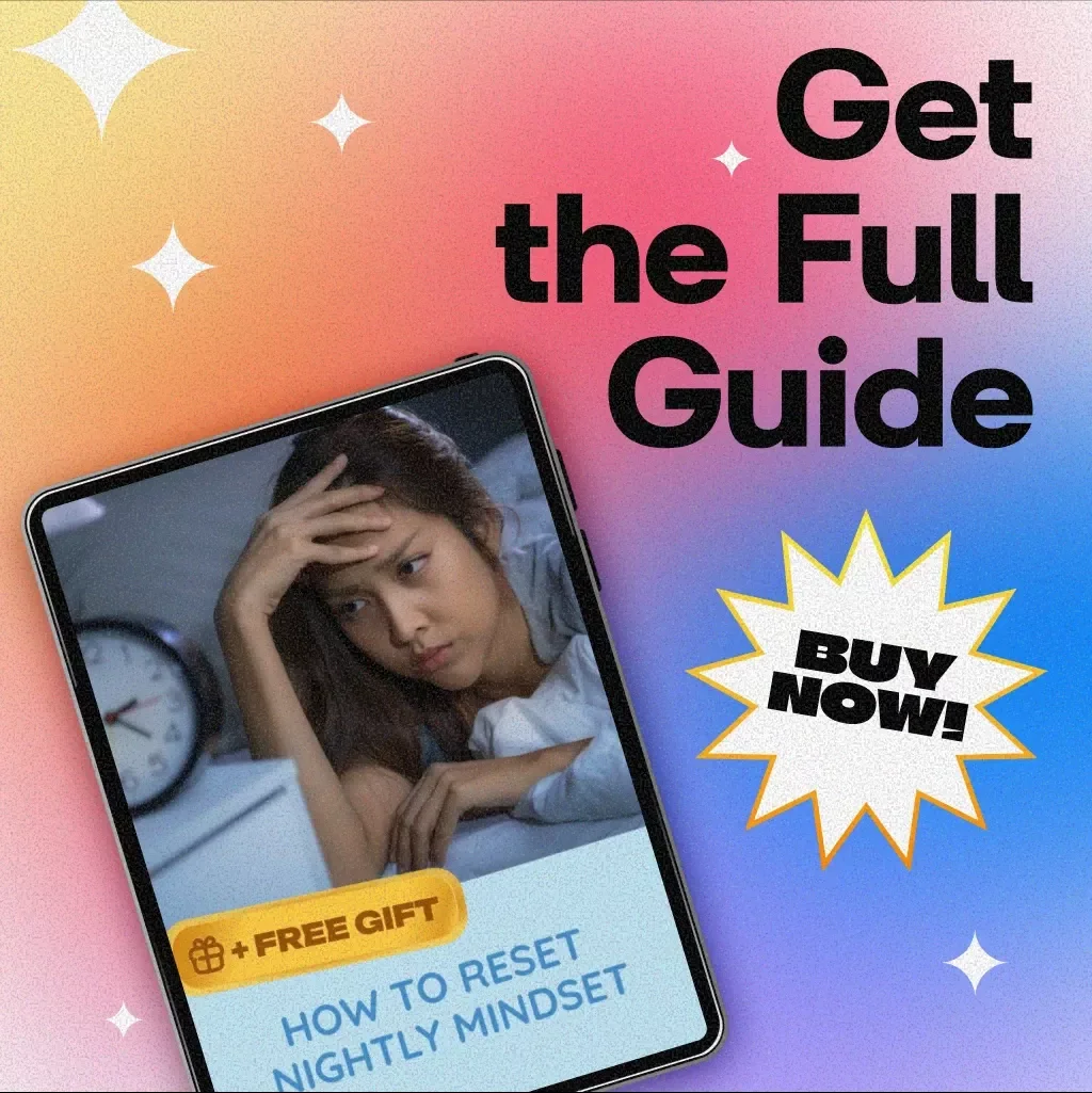 How to Reset Nightly Mindset | Digital Guide for Relaxation, Reflection & Better Sleep | Mindset Reset Routine, Self-Care, AI Prompts, Productivity & Wellness Checklist (Digital Download)