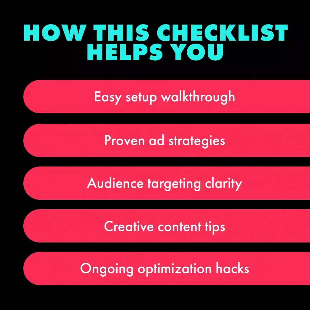 Ultimate TikTok Ads Launch Checklist | Digital Download | How to Run Ads on TikTok | eBook Style Guide for Beginners & Marketers