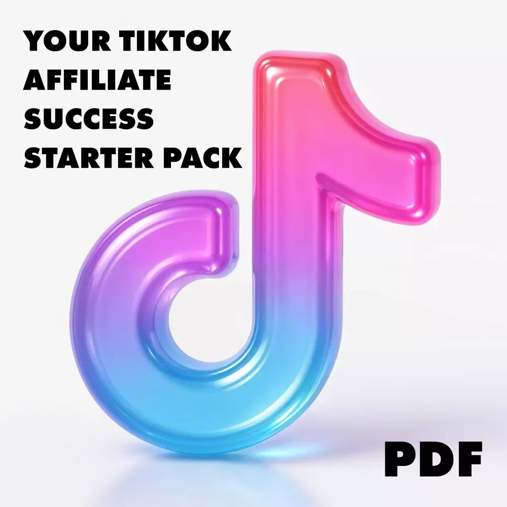 Your TikTok Affiliate Success Starter Pack | Digital Checklist for Beginners | Learn TikTok Affiliate Program Requirements & Get Started Fast