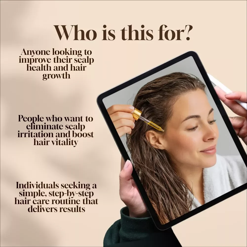 Scalp First: Weekly Detox + Growth Routine Guide - Hair Growth, Scalp Health & Weekly Detox Plan