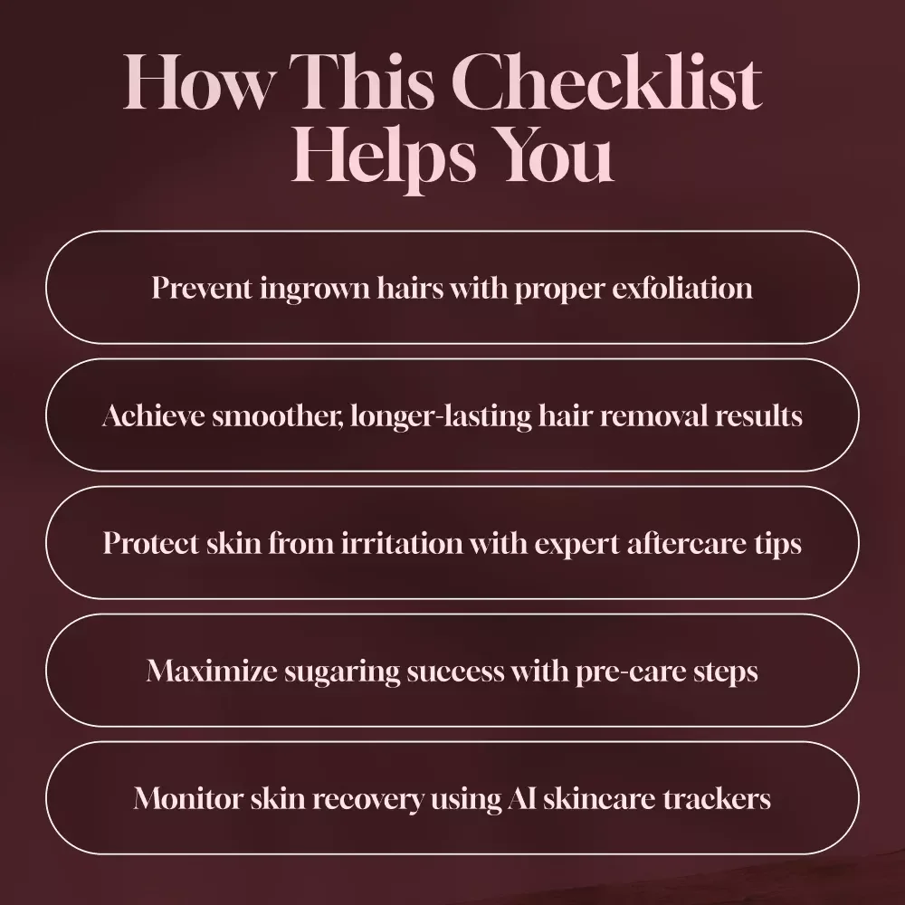At-Home Sugaring: Pre-Wax & Aftercare Plan Checklist - Perfect Your Hair Removal Routine