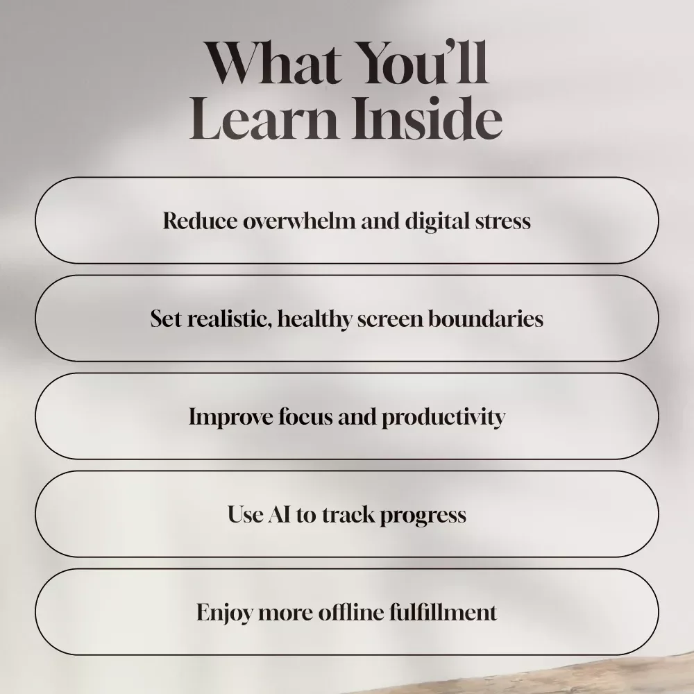Social Media Balance Mindset Plan | Digital Download Guide for Mindful Social Media Habits, Boundaries, and Healthy Online Lifestyle