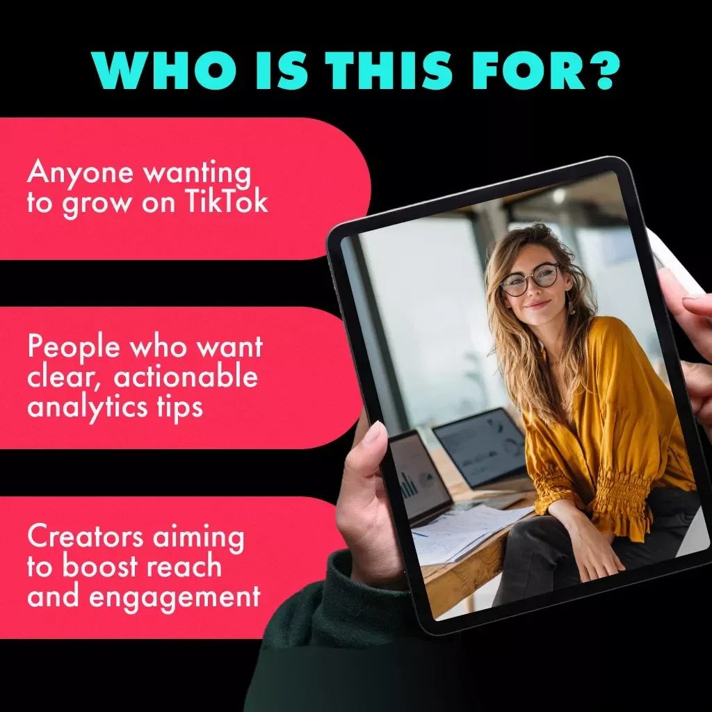 TikTok Analytics Success Checklist | Digital Download | Social Media Growth Guide | How to Check TikTok Analytics for Content Creators & Influencers