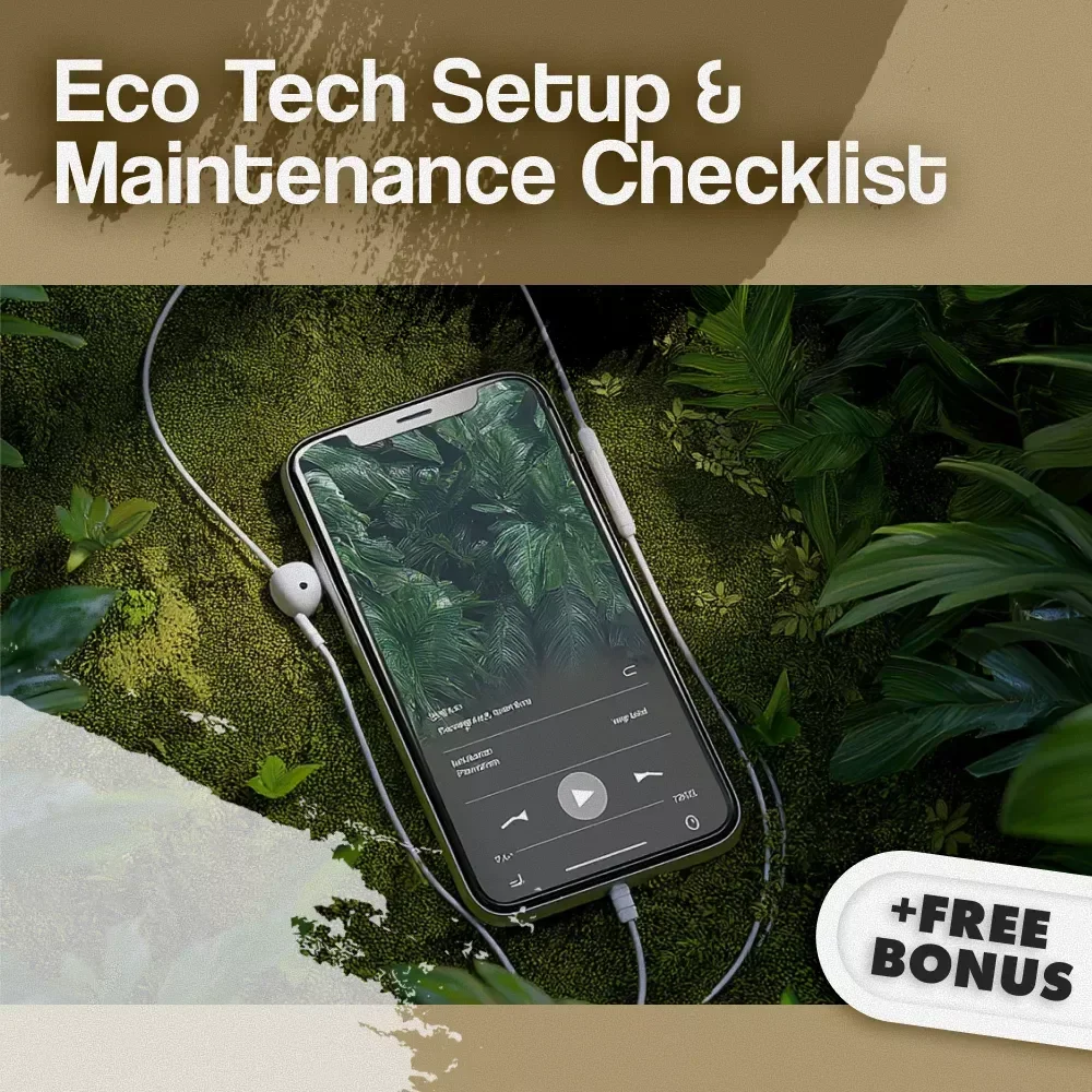 Eco Tech Setup & Maintenance Checklist – Step-by-Step Guide to Sustainable, Planet-Friendly Gadget Care & Digital Efficiency
