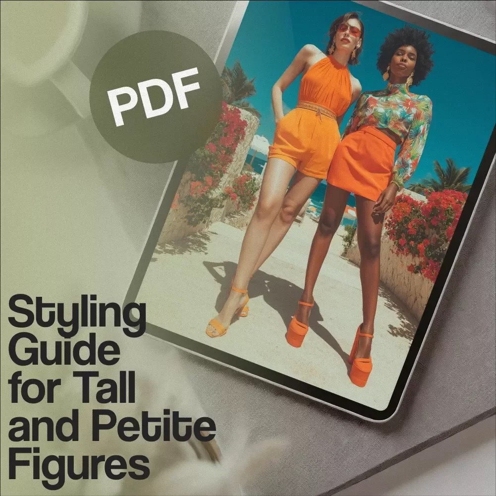 Styling Guide for Tall and Petite Figures | Digital Fashion Guide | Wardrobe Essentials, Outfit Tips & AI Styling Tools