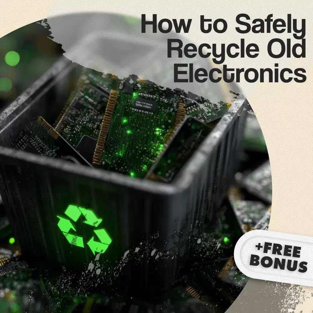 How to Safely Recycle Old Electronics – Complete Guide to Eco-Friendly E-Waste Disposal & Practical Recycling Tips