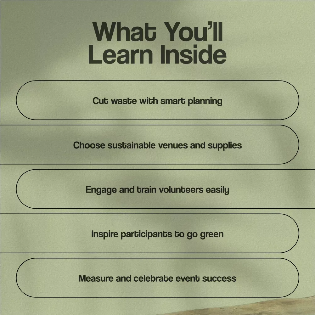 How to Organize a Zero-Waste Sports Event | Eco-Friendly Event Planning Guide | Digital Download for Organizers, Coaches & Sustainability Leaders