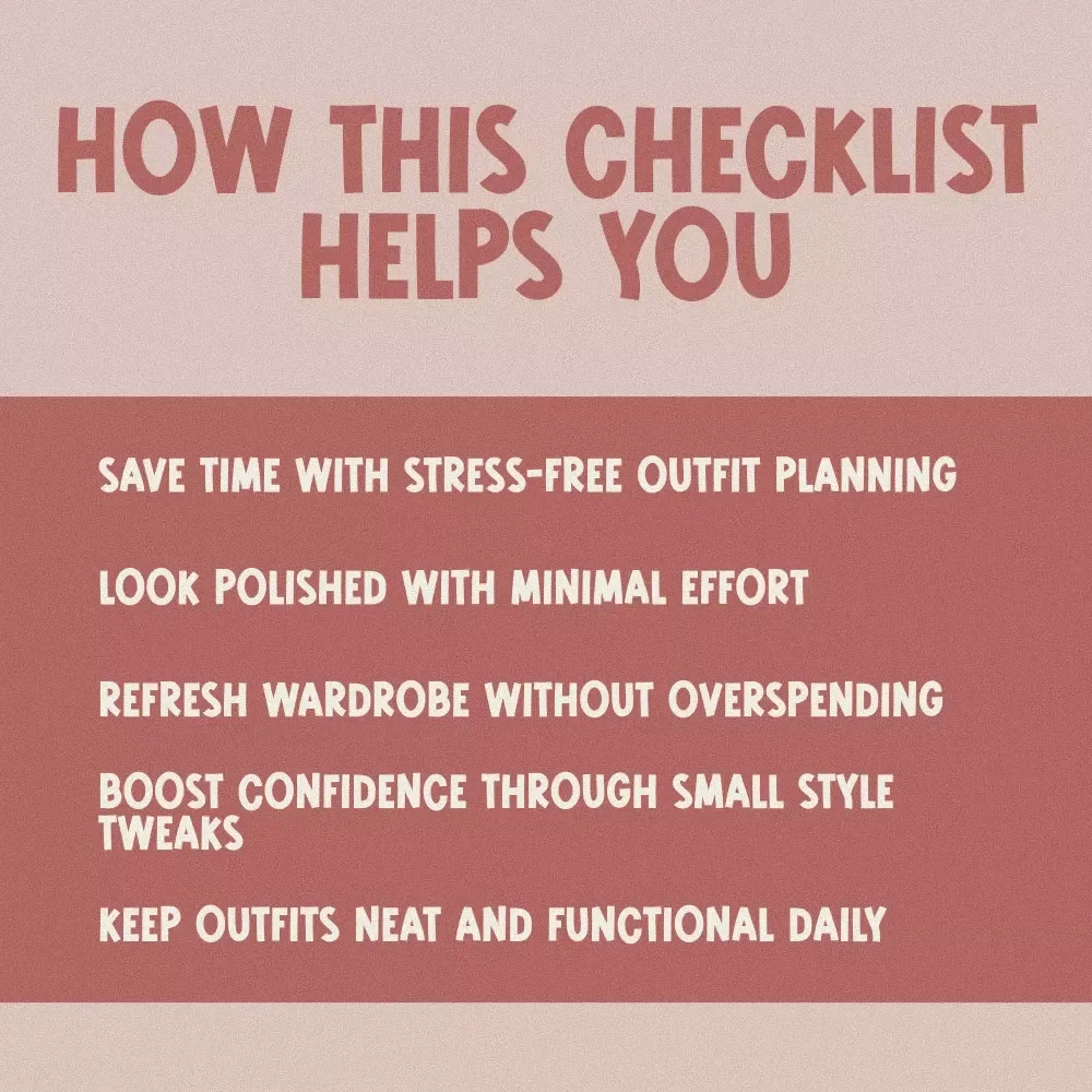 Micro-Habits for Daily Style Wins | Printable Style Checklist | Digital Download Fashion Guide for Effortless Outfits