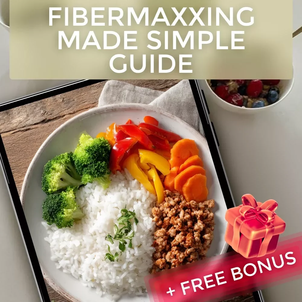 Fibermaxxing Made Simple Guide | High-Fiber Lifestyle eBook | Gut Health Digital Download | Nutrition Checklist & Meal Ideas for Easy Fiber Boost