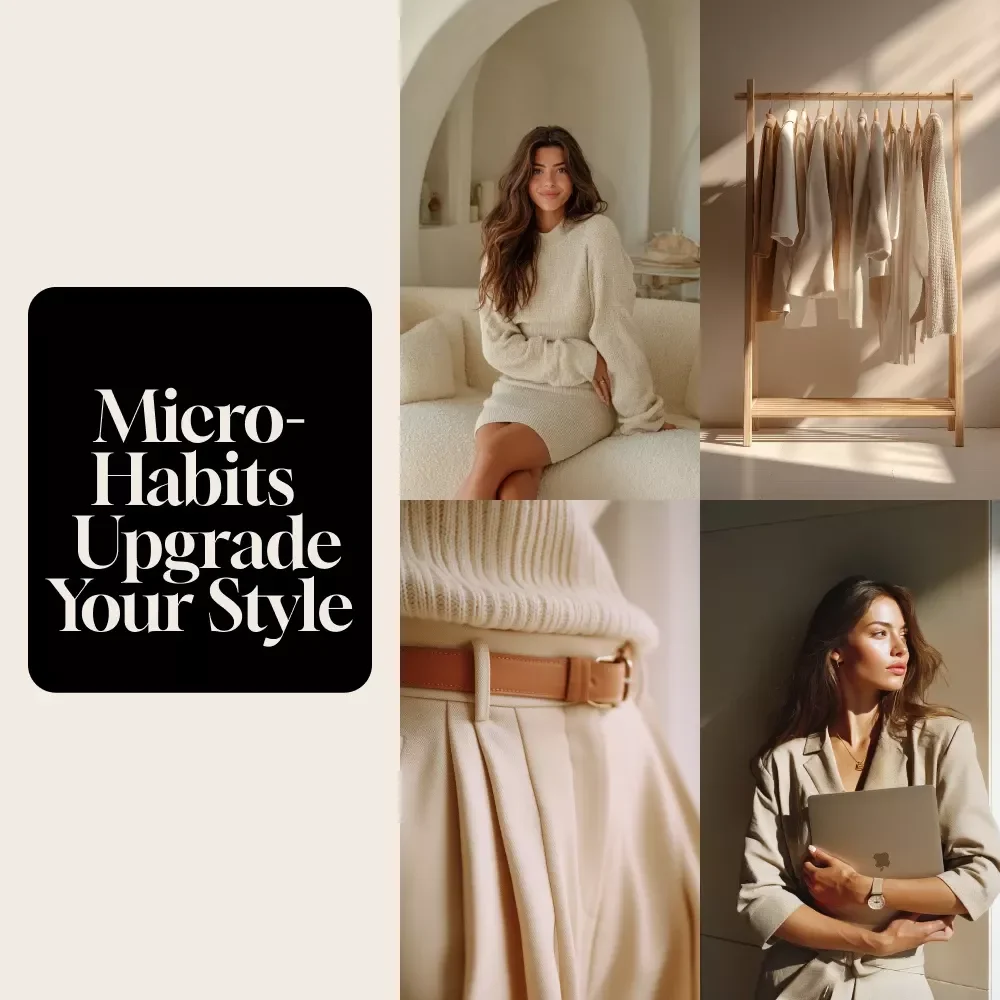 Micro-Habits to Upgrade Your Style Daily | Women's Style Checklist | Digital Download Grooming & Fashion Guide