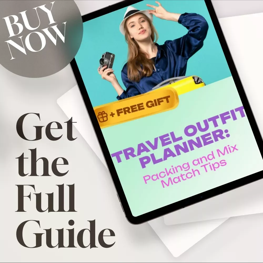 Travel Outfit Planner: Packing and Mix & Match Tips | Digital Download Guide for Stress-Free Stylish Travel, Capsule Wardrobe, Packing Checklist & Outfit Planning