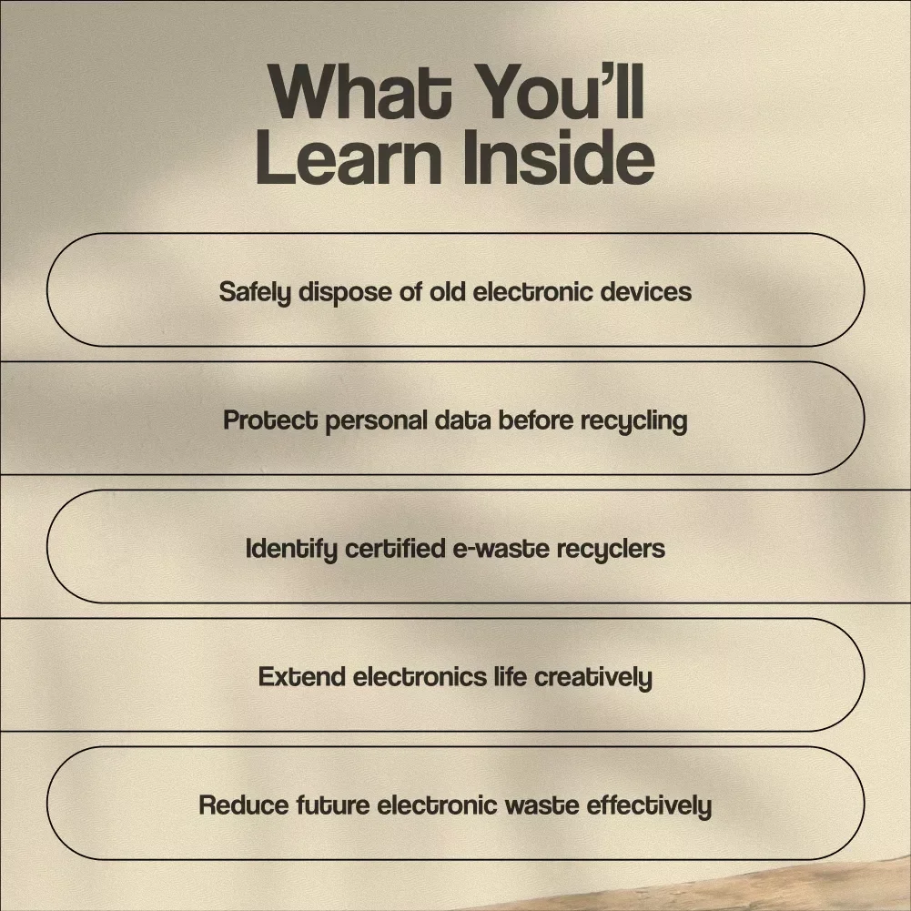 How to Safely Recycle Old Electronics – Complete Guide to Eco-Friendly E-Waste Disposal & Practical Recycling Tips