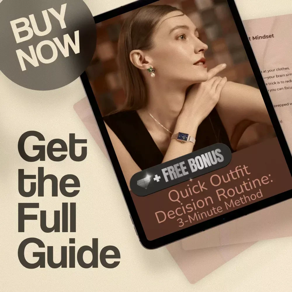 Quick Outfit Decision Routine: 3-Minute Method – Digital Guide for Effortless Style & Morning Efficiency