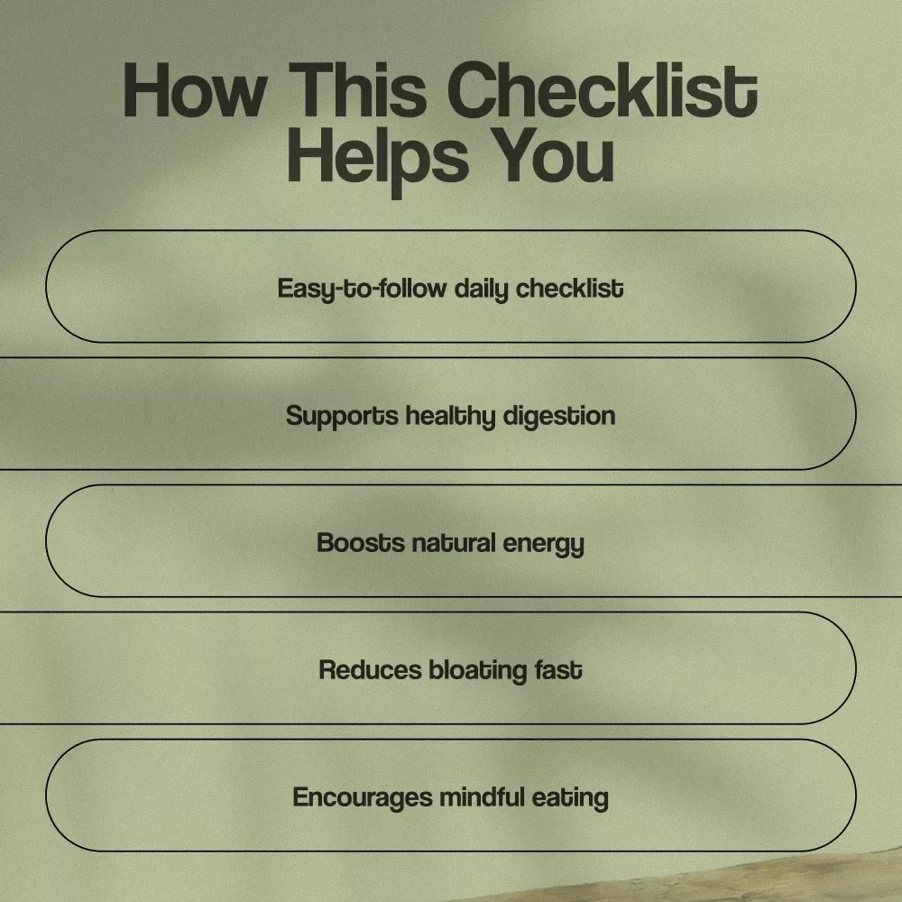 2-Week Gut Reset Meal Checklist | Gut Health Cleanse Plan | Digital Download eBook & Wellness Guide for Digestion Reset