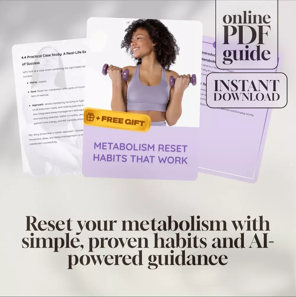 Metabolism Reset Habits That Work | Digital Health & Wellness Guide | eBook for Boosting Metabolism, Weight Loss, Energy & Healthy Lifestyle