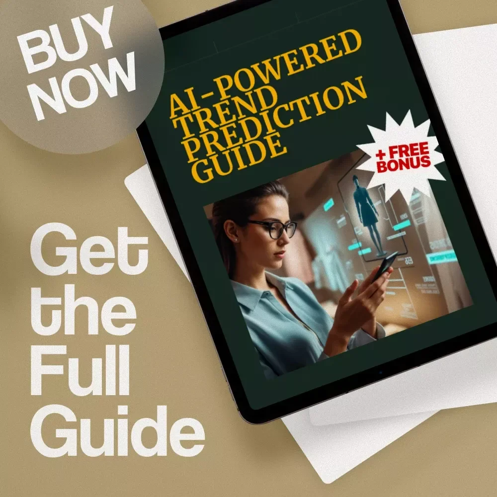 AI-Powered Trend Prediction Guide | Digital Download eBook | Future Trends, Forecasting with AI, Social Media Insights & Business Growth Strategies