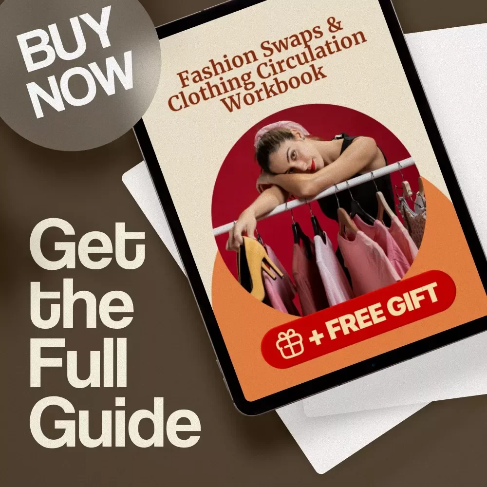Fashion Swaps & Clothing Circulation Workbook | Digital Guide for Clothing Swaps, Wardrobe Refresh, Sustainable Fashion & Eco-Friendly Style