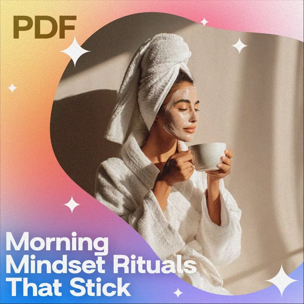 Morning Mindset Rituals That Stick | Daily Routine Checklist for Productivity, Self-Care, and Positive Energy | Digital Download PDF
