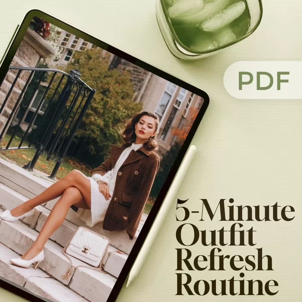 5-Minute Outfit Refresh Routine (Step Checklist) | Instant Style Upgrade | Quick Fashion Fix | Wardrobe Confidence Boost | Digital Download eBook & Printable Guide
