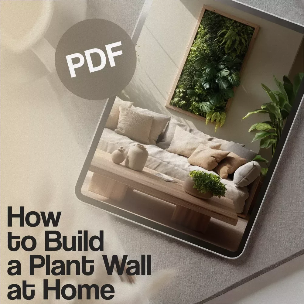How to Build a Plant Wall at Home | Digital Download Guide for Vertical Gardens, Indoor Plant Decor & Living Wall DIY Tutorial
