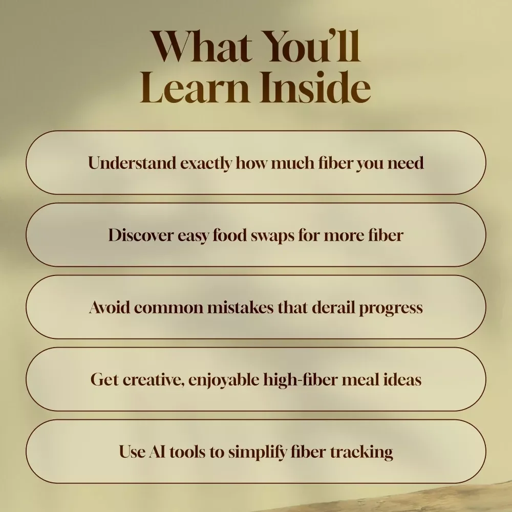 Fibermaxxing Made Simple Guide | High-Fiber Lifestyle eBook | Gut Health Digital Download | Nutrition Checklist & Meal Ideas for Easy Fiber Boost