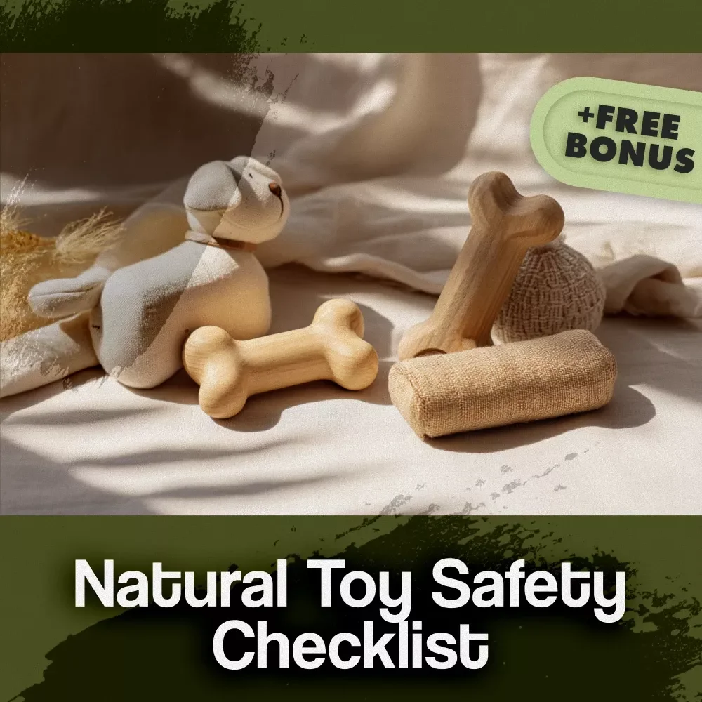 Natural Toy Safety Checklist | Non-Toxic Playtime Guide | Child-Safe Toy Care eBook Digital Download