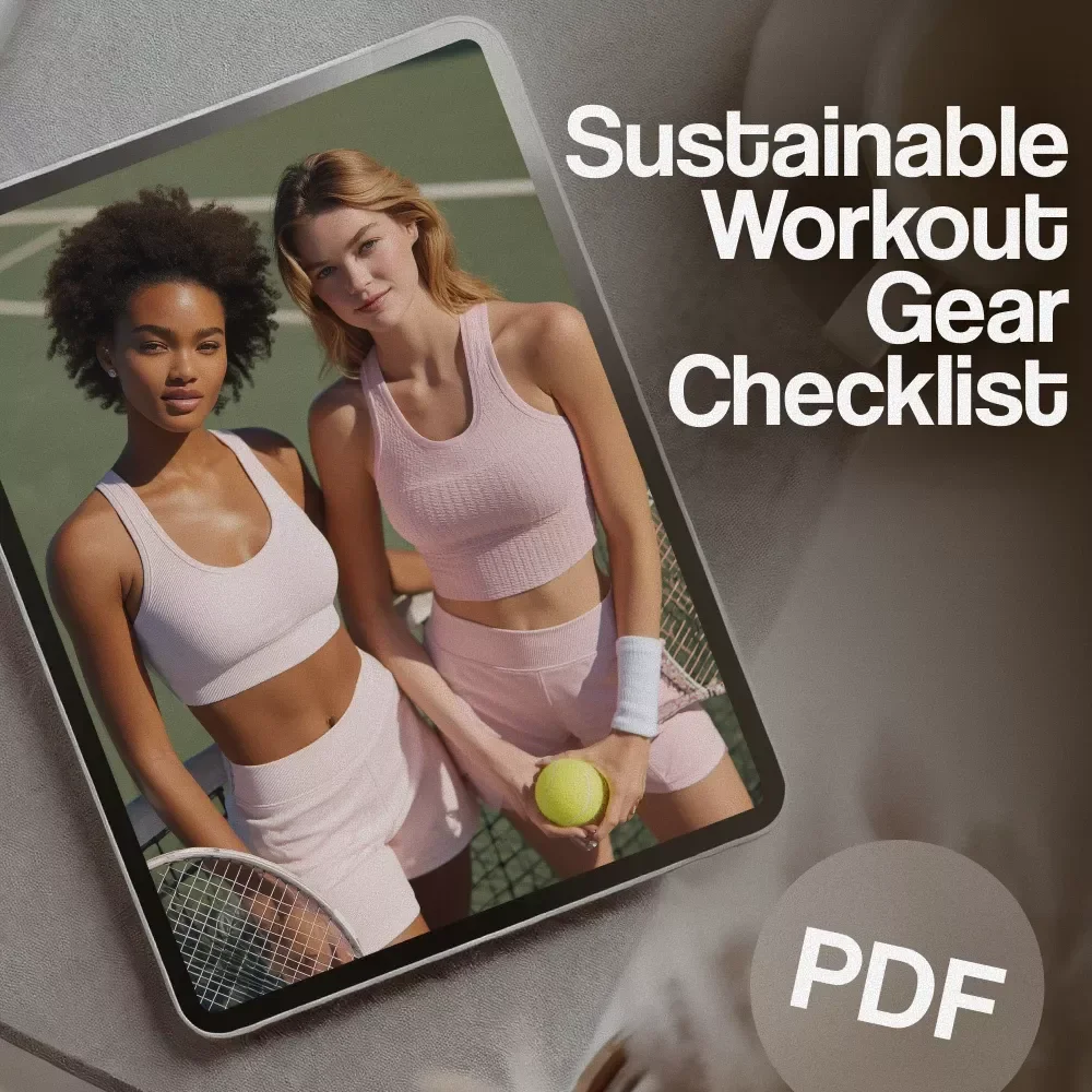 Sustainable Workout Gear Checklist | Eco-Friendly Fitness Wardrobe Guide | Digital Download eBook for Green Living & Ethical Activewear