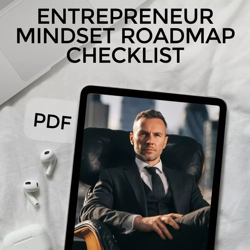Entrepreneur Mindset Roadmap Checklist | Digital Download Guide for Success Habits, Business Growth & Entrepreneur Skills