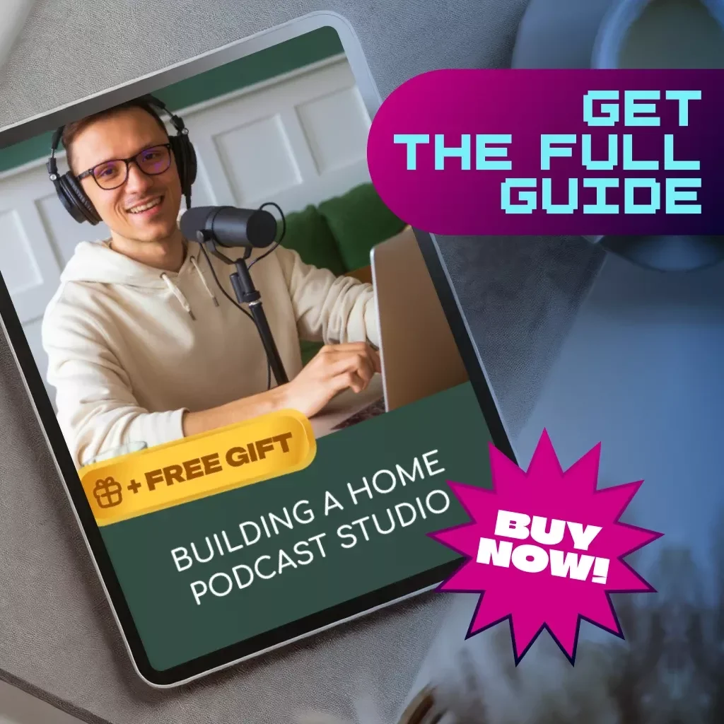Building a Home Podcast Studio | Step-by-Step Guide for Beginners | Digital Download, eBook, Checklist for Podcasters & Creators