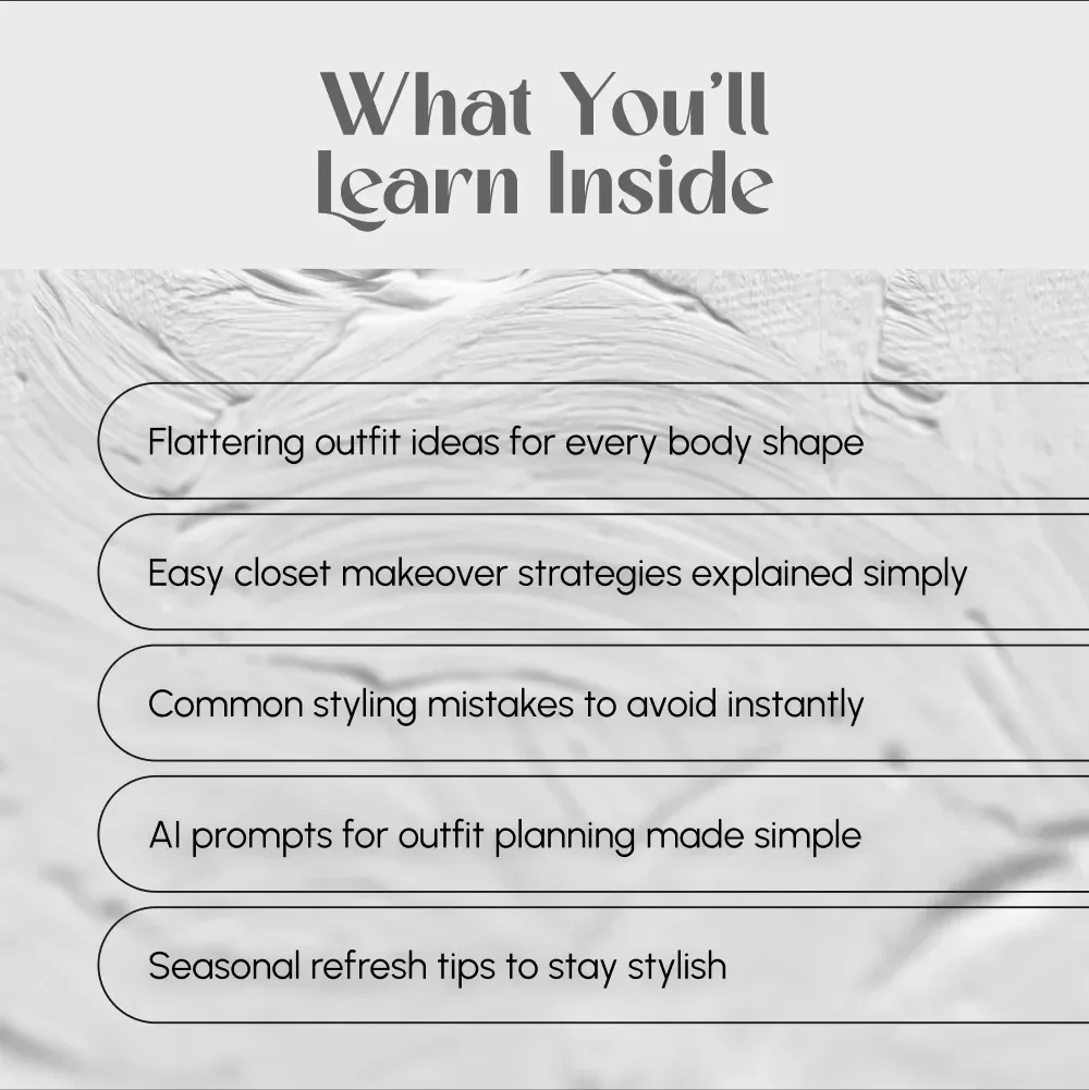 Body Shape Styling Guide | Digital Download Wardrobe & Outfit Planning eBook for Women | Fashion, Style Strategies & Closet Makeover Tips