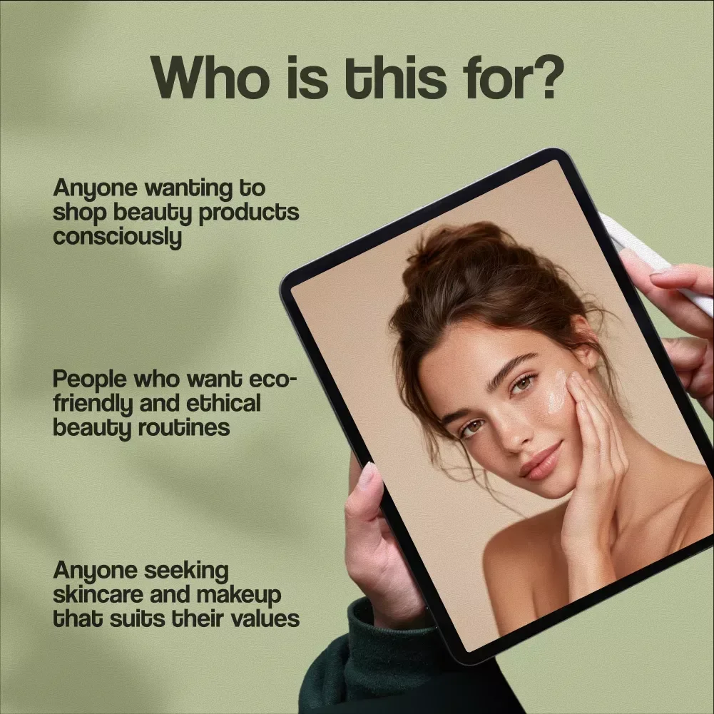 Conscious Beauty Shopping Checklist – Your Ultimate Digital Guide to Cruelty-Free, Clean & Sustainable Beauty