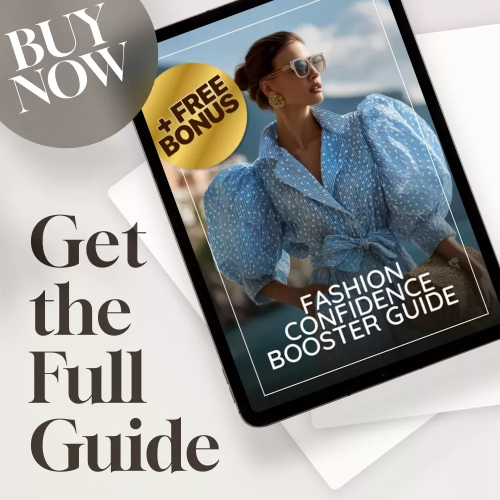 Fashion Confidence Booster Guide | Digital Download Style eBook | Personal Style, Outfit Coordination, Capsule Wardrobe & AI Prompts for Fashion Confidence | Instant PDF Checklist
