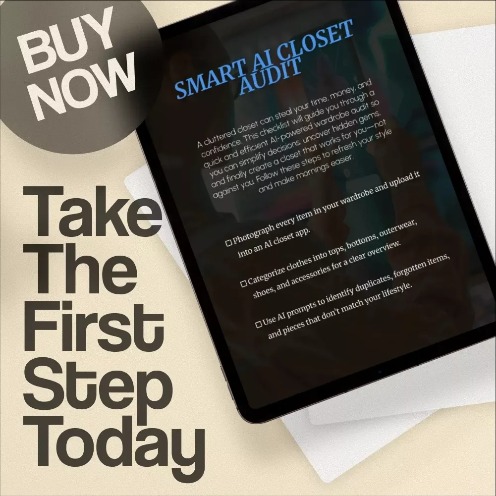 Smart AI Closet Audit | Digital Wardrobe Checklist | Capsule Wardrobe Planner | Minimalist Style Guide | AI Outfit Organizer Download