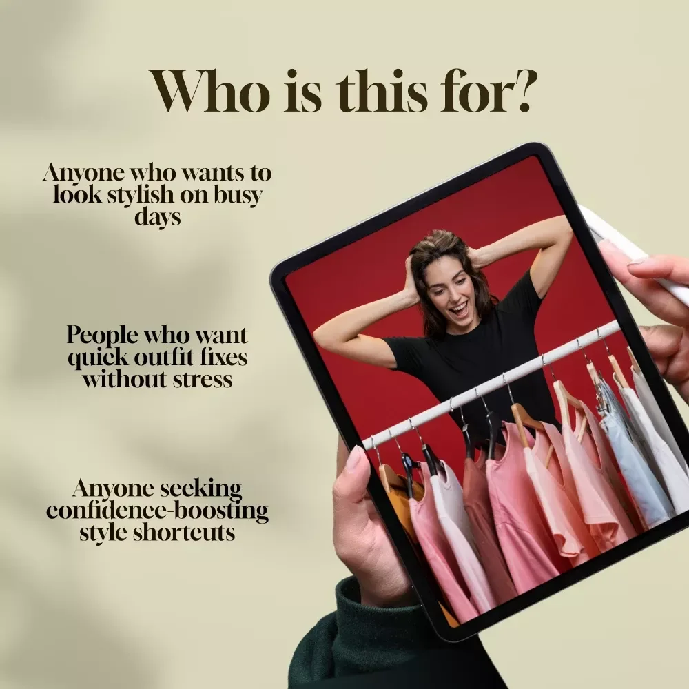 5-Minute Outfit Refresh Routine (Step Checklist) | Instant Style Upgrade | Quick Fashion Fix | Wardrobe Confidence Boost | Digital Download eBook & Printable Guide
