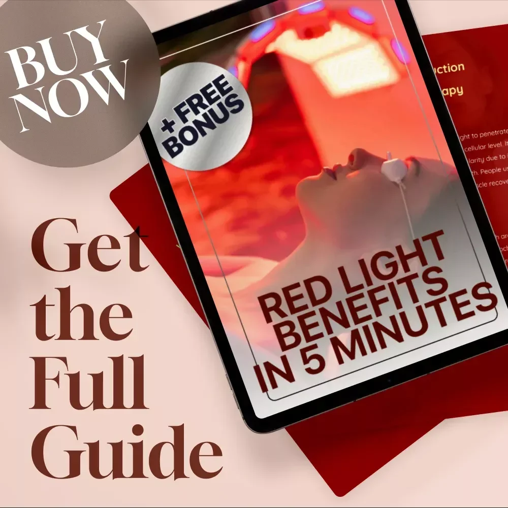 Red Light Benefits in 5 Minutes – Quick Guide to Boost Energy, Skin Health & Recovery