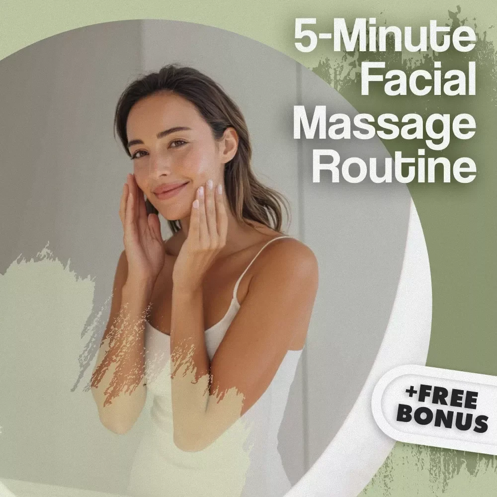 5-Minute Facial Massage Routine (Step Checklist) | Instant Digital Download | Skincare Self-Care Guide for Radiance, Anti-Aging & Relaxation