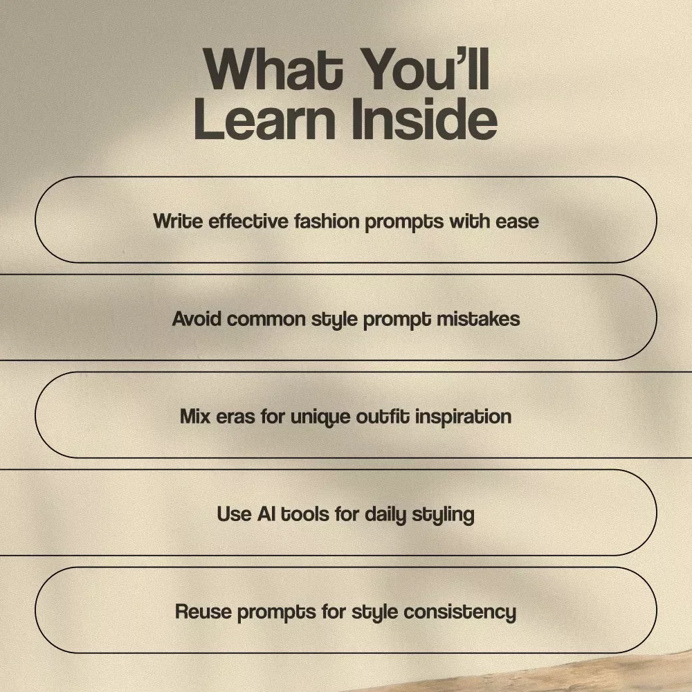 AI-Powered Style Inspiration Prompts | Digital Fashion Guide for Outfits, Aesthetic Moodboards, and Creative Styling with AI Tools