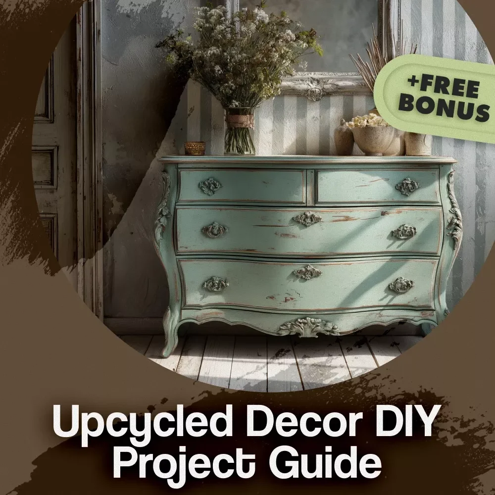 Upcycled Decor DIY Project Guide | Eco-Friendly Home Decor Ideas | Digital Download eBook for Creative DIY, Rustic Style & Sustainable Living