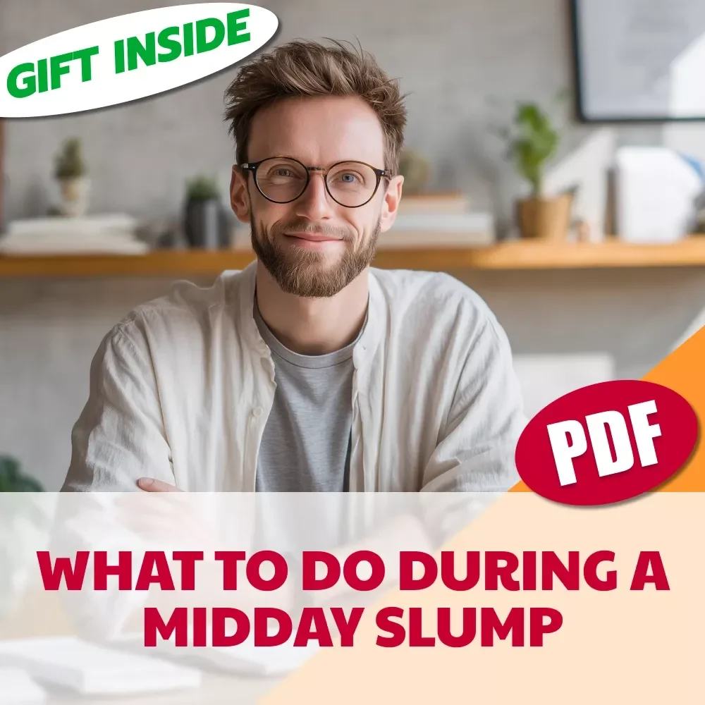 What to Do During a Midday Slump | Digital Guide for Productivity, Focus, Energy Boost, and AI-Powered Solutions | Instant Download eBook & Checklist