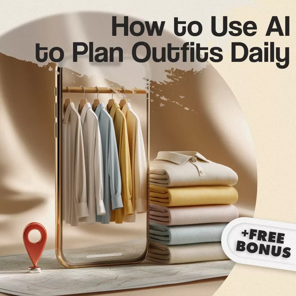 How to Use AI to Plan Outfits Daily | Digital Guide for Personal Style, AI Outfit Planner, Wardrobe Organization, Styling Tools & Daily Routine