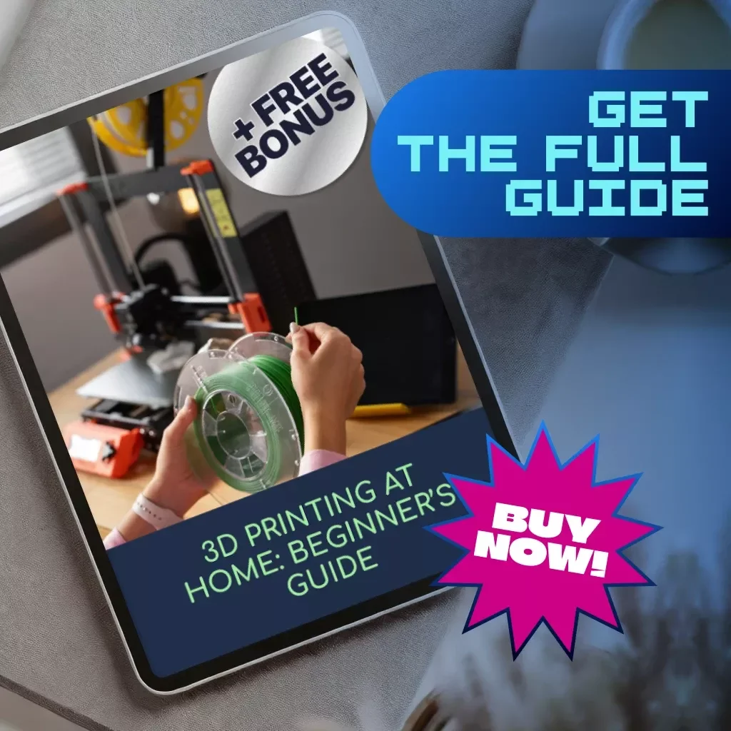 3D Printing at Home: Beginner’s Guide | Digital Download eBook for DIY Makers, Hobbyists & Small Business | Learn 3D Printing Basics, Printers, Tools & Projects | KEYWORDS